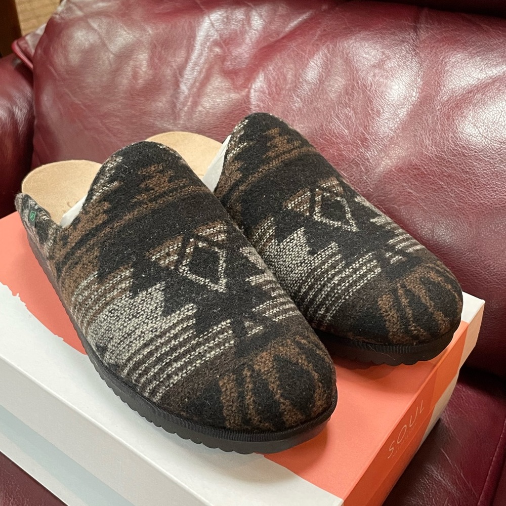 Faux Fur Slides- New in Box